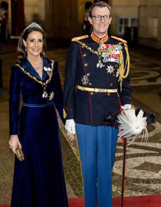 01-01-2026 Amalienborg Princess Marie and Prince Joachim arrive for the New Years reception at Christian palace in Copenhagen, Denmark. Â  Copyright: xPPEx
