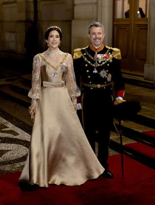 01-01-2026 Amalienborg Queen Mary and King Frederik arrive for the New Years reception at Christian palace in Copenhagen, Denmark. Â  Copyright: xPPEx