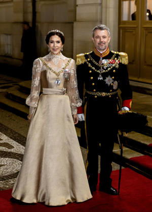 01-01-2026 Amalienborg Queen Mary and King Frederik arrive for the New Years reception at Christian palace in Copenhagen, Denmark. Â  Copyright: xPPEx