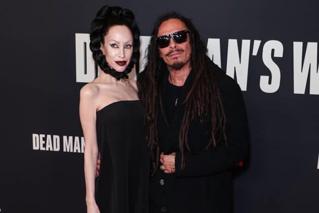 Los Angeles Premiere Of Row K Entertainment s Dead Man s Wire LOS ANGELES, CALIFORNIA, USA - JANUARY 07: Evis Xheneti Shaffer and husband James Shaffer of American nu metal band Korn arrive at the Los Angeles Premiere Of Row K Entertainment s Dead Man s Wire held at AMC The Grove 14 on January 7, 2026 in Los Angeles, California, United States., Credit:Xavier Collin Avalon United States, California, Los Angeles, AMC The Grove 14  Copyright: xXavierxCollinx xAvalonx 1064229832