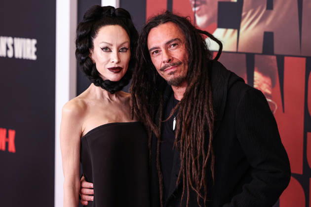 Los Angeles Premiere Of Row K Entertainment s Dead Man s Wire LOS ANGELES, CALIFORNIA, USA - JANUARY 07: Evis Xheneti Shaffer and husband James Shaffer of American nu metal band Korn arrive at the Los Angeles Premiere Of Row K Entertainment s Dead Man s Wire held at AMC The Grove 14 on January 7, 2026 in Los Angeles, California, United States., Credit:Xavier Collin Avalon United States, California, Los Angeles, AMC The Grove 14  Copyright: xXavierxCollinx xAvalonx 1064229857