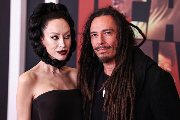 Los Angeles Premiere Of Row K Entertainment s Dead Man s Wire LOS ANGELES, CALIFORNIA, USA - JANUARY 07: Evis Xheneti Shaffer and husband James Shaffer of American nu metal band Korn arrive at the Los Angeles Premiere Of Row K Entertainment s Dead Man s Wire held at AMC The Grove 14 on January 7, 2026 in Los Angeles, California, United States., Credit:Xavier Collin Avalon United States, California, Los Angeles, AMC The Grove 14  Copyright: xXavierxCollinx xAvalonx 1064229885