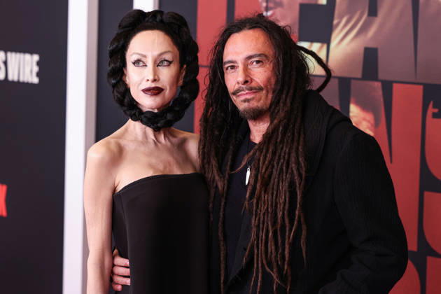 Los Angeles Premiere Of Row K Entertainment s Dead Man s Wire LOS ANGELES, CALIFORNIA, USA - JANUARY 07: Evis Xheneti Shaffer and husband James Shaffer of American nu metal band Korn arrive at the Los Angeles Premiere Of Row K Entertainment s Dead Man s Wire held at AMC The Grove 14 on January 7, 2026 in Los Angeles, California, United States., Credit:Xavier Collin Avalon United States, California, Los Angeles, AMC The Grove 14  Copyright: xXavierxCollinx xAvalonx 1064229901