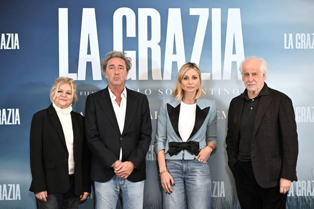 January 9, 2026, Rome, Rome, Italy: Presentation of the film La Grazia. Pictured: director Paolo Sorrentino and the cast, including Milvia Marigliano, Anna Ferzetti, and Toni Servillo. . Rome, Italy 09 January 2026 Rome Italy  - ZUMAa289 20260109_zia_a289_096 Copyright: xMariaxLauraxAntonellix