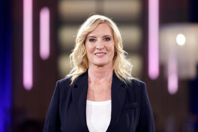 Presenter Claudia Kleinert at the recording of the WDR talk show Kölner Treff in WDR Studio BS 3 Cologne, 09 01 2026 NRW Germany Copyright: xChristophxHardtx
