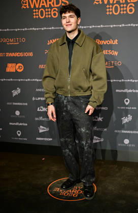 January 10, 2026, Madrid, Madrid, SPAIN: Content creators and guests pose on the black carpet during the third edition of the Army Awards, held on Saturday, January 10, at the Madrid Arena in Madrid. Known as the Ã¢â‚¬oeinternet anti-awards,Ã¢â‚¬Â the ceremony honors the most viral moments, trends, and personalities from social media over the past year in a script-free gala hosted by Ceciarmy and Santiago Segura. In the image Crespo Madrid SPAIN - ZUMAz108 20260110_znp_z108_181 Copyright: xRichardxZubelzux