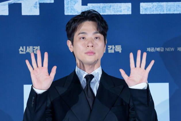 HUMINT film press conference SEOUL, SOUTH KOREA, JAN 12: South Korean actor Park Jeong-min during HUMINT film press conference at the Lotte Cinema in Seoul, South Korea, on January 12, 2026. Seoul the Lotte Cinema South Korea 8251_286269 Copyright: xStevexChoxKyewoong PentaxPressx