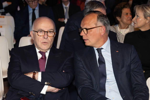 Figaro s 200Th Anniversary Evening Bernard Cazeneuve, Edouard Philippe attends Figaro s 200Th Anniversary Evening at Grand Palais on January 13, 2025 in Paris, France. Photo by Nasser Berzane ABACAPRESS.COM Paris France  Copyright: xBerzanexNasser ABACAx