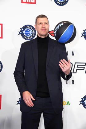 Patrick Femerling arriving at the NBA TIP OFF DINNER at the Axel Springer Tower in Berlin on 14 01 2026