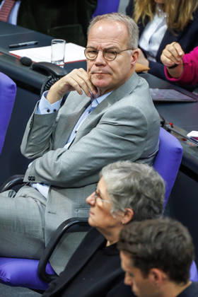 Bundestag Matthias Miersch SPD in the German Bundestag on 15 01 2026 in Berlin Berlin Berlin Germany Bundestag