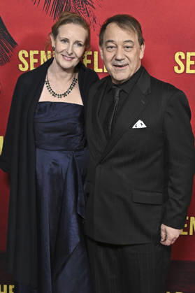 Anne Katrin Hallaschka and Sam Raimi at the world premiere of the movie Send Help at the TCL Chinese Theatre Los Angeles, 21 01 2026 Foto:xD.xStarbuckx xFuturexImagex help_6217