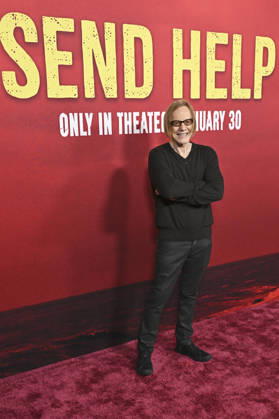 Danny Elfman at the world premiere of the movie Send Help at the TCL Chinese Theatre Los Angeles, 21 01 2026 Foto:xD.xStarbuckx xFuturexImagex help_6220