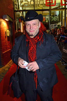 German celebrities attending the aftershow party of the movie Inside Wikileaks - Die fuenfte Gewalt Bruno Kramm at the German premiere of Inside Wikileaks - die fuenfte Gewalt at Kino Kulturbrauerei., Berlin, Germany WENN.com 11218432.jpg