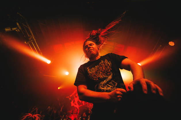 Cryptopsy live in Copenhagen, Denmark Copenhagen, Denmark. 30th, January 2026. The Canadian death and thrash metal band Cryptopsy performs a live concert at Pumpehuset in Copenhagen. Here vocalist Matt McGachy is seen live on stage. Denmark, Copenhagen  Copyright: xGonzalesxPhoto ChristianxHjorthx