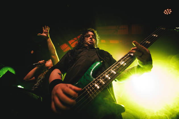 Cryptopsy live in Copenhagen, Denmark Copenhagen, Denmark. 30th, January 2026. The Canadian death and thrash metal band Cryptopsy performs a live concert at Pumpehuset in Copenhagen. Here bass player Olivier Pinard is seen live on stage. Denmark, Copenhagen  Copyright: xGonzalesxPhoto ChristianxHjorthx