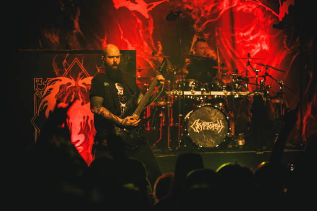 Cryptopsy live in Copenhagen, Denmark Copenhagen, Denmark. 30th, January 2026. The Canadian death and thrash metal band Cryptopsy performs a live concert at Pumpehuset in Copenhagen. Here guitarist Christian Donaldson is seen live on stage. Denmark, Copenhagen  Copyright: xGonzalesxPhoto ChristianxHjorthx