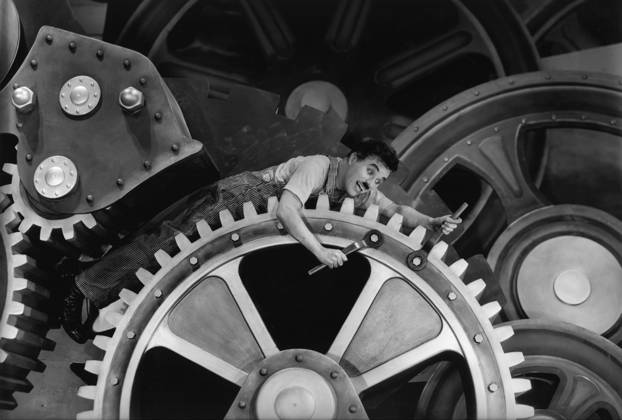RECORD DATE NOT STATED Modern Times Charlie Chaplin 1936 United Artists Photo by Max Munn Autrey ** I.V. EDITORIAL USE ONLY  Copyright: x