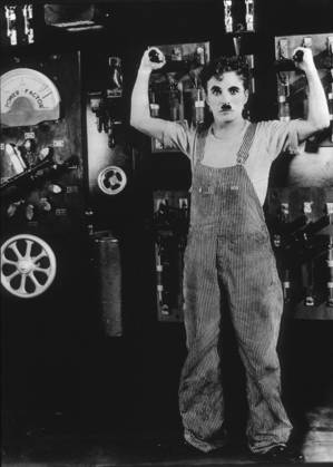 RECORD DATE NOT STATED Charlie Chaplin Film Set Modern Times (1936) Photo by Max M. Autrey 0027977 **I.V. EDITORIAL USE ONLY  Copyright: x