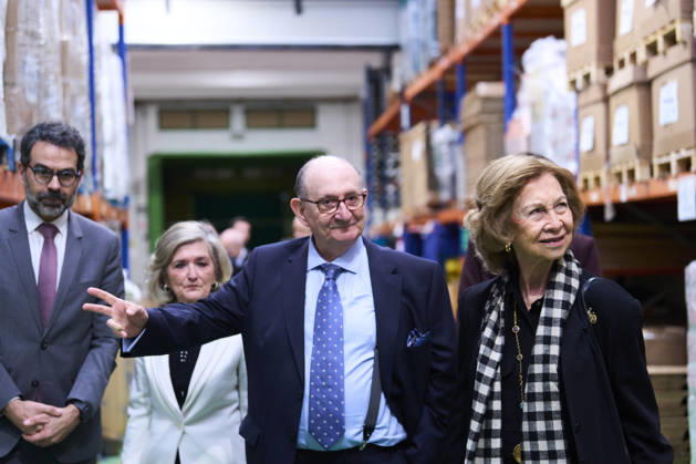 February 10, 2026, Basauri, Basque Country, Spain: Queen Sofia of Spain visits Bizkaia Food Bankining on February 10, 2026 in Basauri, Spain Basauri Spain  - ZUMAg15_ 20260210_zaf_g15_037 Copyright: xJackxAbuinx