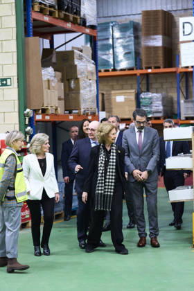 February 10, 2026, Basauri, Basque Country, Spain: Queen Sofia of Spain visits Bizkaia Food Bankining on February 10, 2026 in Basauri, Spain Basauri Spain  - ZUMAg15_ 20260210_zaf_g15_050 Copyright: xJackxAbuinx