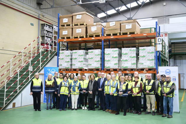 February 10, 2026, Basauri, Basque Country, Spain: Queen Sofia of Spain visits Bizkaia Food Bankining on February 10, 2026 in Basauri, Spain Basauri Spain  - ZUMAg15_ 20260210_zaf_g15_068 Copyright: xJackxAbuinx
