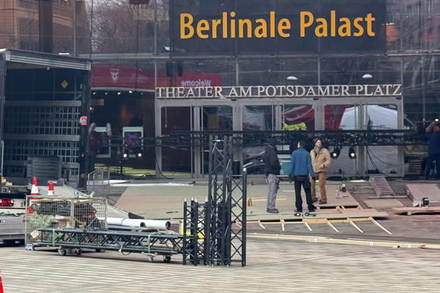 The Theater am Potsdamer Platz becomes the Berlinale Palast during the Berlinale 2026 76 Berlin International Film Festival, 10 02 2026 Foto:xN.xKubelkax xFuturexImagex berlinale_aufbau_6205