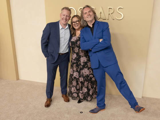 February 10, 2026, Beverly Hills, California, USA: JARED BUSH, YVETT MERINO and BYRON HOWARD attend the 98th Oscars Nominees Luncheon. Beverly Hills USA - ZUMAb173 20260210_aap_b173_156 Copyright: xBillyxBennightx