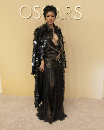 February 10, 2026, Beverly Hills, California, USA: American musician, actress, and director TEYANA TAYLOR attends the 98th Oscars Nominees Luncheon. Beverly Hills USA - ZUMAb173 20260210_aap_b173_171 Copyright: xBillyxBennightx