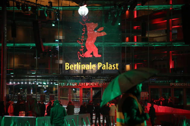 February 11, 2026, Berlin, Germany: People stand in front of the Berlinale Palast ahead of the 76th Berlin International Film Festival (Berlinale) in Berlin. The festival runs from Feb. 12 to 22, 2026. Berlin Germany  - ZUMAf146 20260211_zip_f146_003 Copyright: xRouzbehxFouladix