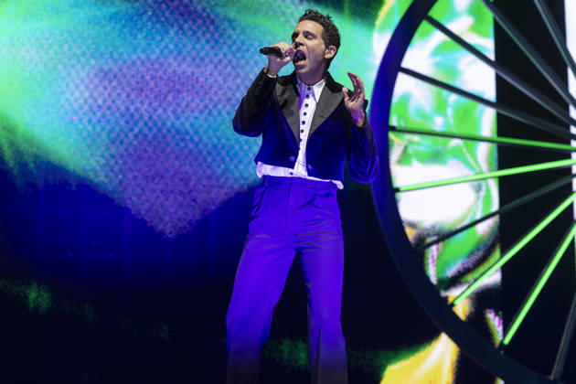 Mika performs at AO Arena Manchester Mika performs at AO Arena Manchester, England, 11th February 2026 as part of his Spinning Out tour, Credit:Mike Gray Avalon  Copyright: xMikexGrayx xAvalonx 1074175425