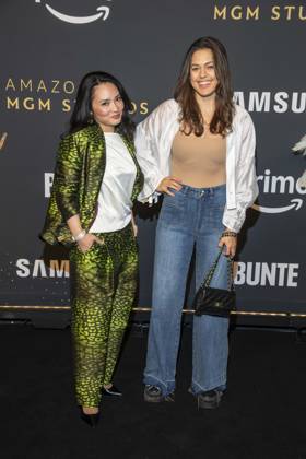 Mai Duong Kieu and Katharina Scheuba as guests on the black carpet at the premiere photocall A NIGHT TO REMEMBER by Prime Video and Amazon MGM Studios at the 76 Berlinale on Wednesday, February 11, 2026 at Von Greifswald in Berlin Berlin Germany
