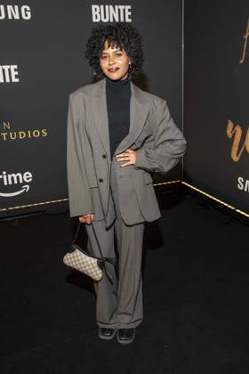 Aminata Belli actress on the black carpet at the premiere photocall A NIGHT TO REMEMBER by Prime Video and Amazon MGM Studios at the 76th Berlinale on Wednesday, February 11, 2026 at Von Greifswald in Berlin Berlin Germany