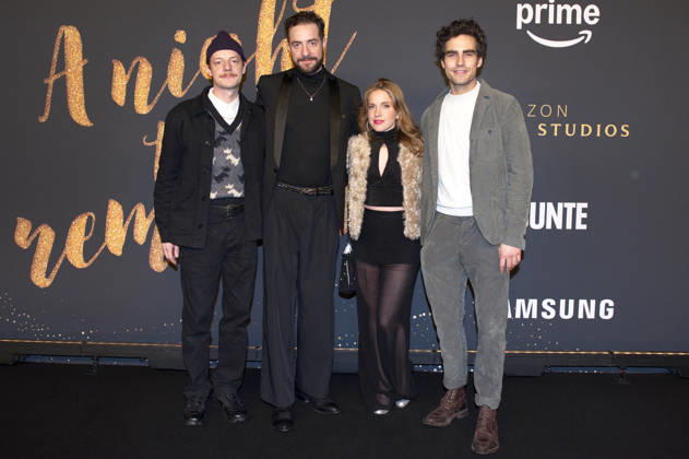 Merlin Sandmeyer, Fridolin Sandmeyer, Paula Kalenberg and Pascal Houdus at the Prime Video and Amazon MGM Studios A Night to Remember Party as part of the Berlinale 2026 at Von Greifswald Berlin, 11 02 2026 Foto:xC.xBehringx xFuturexImagex prime_6319