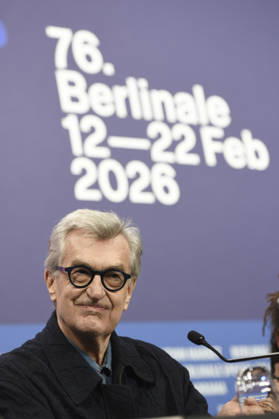 Wim Wenders at the press conference of the international jury at the Berlinale 2026 76 Berlin International Film Festival at the Hotel Grand Hyatt Berlin, 12 02 2026 Foto:xC.xNiehausx xFuturexImagex jury_6232
