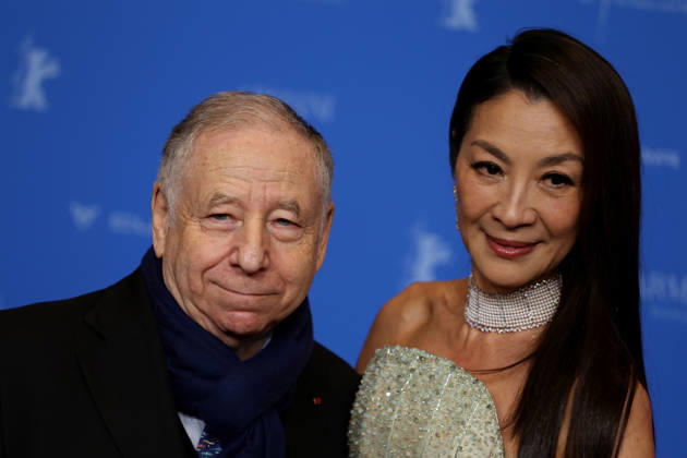 February 12, 2026, Berlin, Germany: Malaysian actress Michelle Yeoh (R) and her husband Jean Todt pose on the red carpet at the opening ceremony of the 76th Berlin International Film Festival (Berlinale), which is Europe s first major film festival of the year, in Berlin. The festival runs from February 12 to 22, 2026. Berlin Germany - ZUMAf146 20260212_zip_f146_066 Copyright: xRouzbehxFouladix