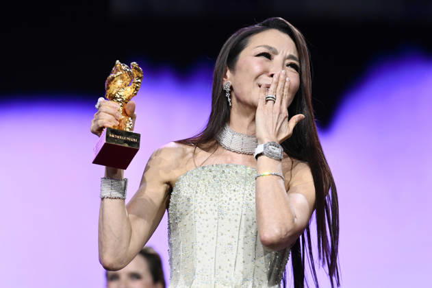 Michelle Yeoh at the presentation of the Honorary Golden Bear for Lifetime Achievement during the Opening Ceremony of the Berlinale 2026 76 Berlin International Film Festival at the Berlinale Palast Berlin, 12 02 2026 Foto:xN.xKubelkax xFuturexImagex ehrenbaer_6210