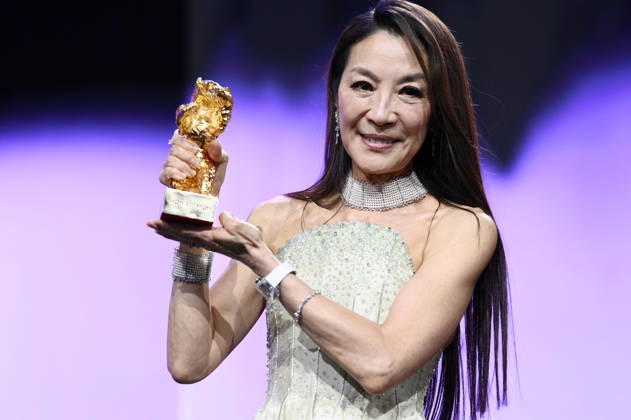 Michelle Yeoh at the presentation of the Honorary Golden Bear for Lifetime Achievement during the Opening Ceremony of the Berlinale 2026 76 Berlin International Film Festival at the Berlinale Palast Berlin, 12 02 2026 Foto:xN.xKubelkax xFuturexImagex ehrenbaer_6211
