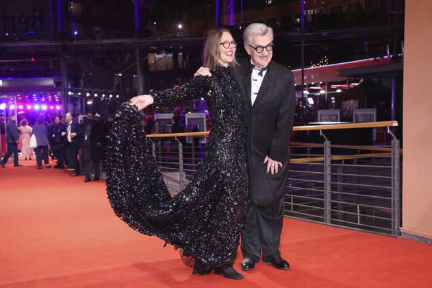 Wim Wenders with his wife Donata Wenders at the festival opening with the premiere of the feature film No Good Men at the Berlinale 2026 76 Berlin International Film Festival in the Berlinale Palast Berlin, 12 02 2026 Foto:xD.xBedrosianx xFuturexImagex opening_6447