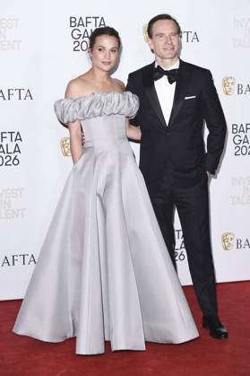 Alicia Vikander with husband Michael Fassbender at the BAFTA 2026 Invest in Talent Gala at the Chancery Rosewood Hotel London, 12 02 2026 Foto:xS.xVasx xFuturexImagex bafta_gala_6269