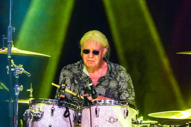 Purpendicular with drummer Ian Paice founding member Deep Purple Rüsselsheim 12 02 2026 Concert by Purpendicular with drumming legend Ian Paice from Deep Purple