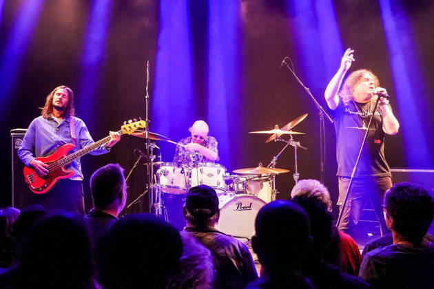 Purpendicular with drummer Ian Paice, singer and band founder Robby Thomas Walsh, bassist Nick Fyfe Rüsselsheim 12 02 2026 Concert by Purpendicular with drumming legend Ian Paice from Deep Purple