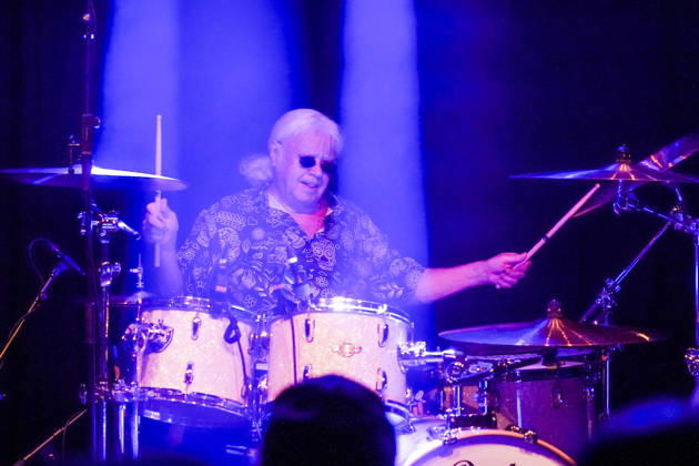 Purpendicular with drummer Ian Paice founding member Deep Purple Rüsselsheim 12 02 2026 Concert by Purpendicular with drumming legend Ian Paice from Deep Purple