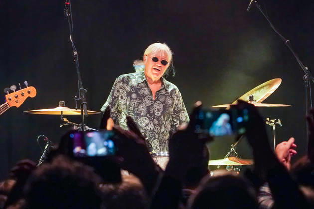 Purpendicular with drummer Ian Paice founding member Deep Purple Rüsselsheim 12 02 2026 Concert by Purpendicular with drumming legend Ian Paice from Deep Purple