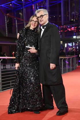 Wim Wenders with his wife Donata Wenders at the festival opening with the premiere of the feature film No Good Men at the Berlinale 2026 76 Berlin International Film Festival in the Berlinale Palast Berlin, 12 02 2026 Foto:xN.xKubelkax xFuturexImagex opening_6844