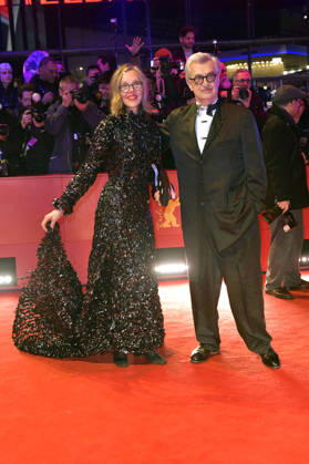 Wim Wenders with his wife Donata Wenders at the festival opening with the premiere of the feature film No Good Men at the Berlinale 2026 76 Berlin International Film Festival in the Berlinale Palast Berlin, 12 02 2026 Foto:xM.xBehrensx xFuturexImagex opening_7119