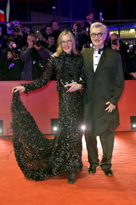 Wim Wenders with his wife Donata Wenders at the festival opening with the premiere of the feature film No Good Men at the Berlinale 2026 76 Berlin International Film Festival in the Berlinale Palast Berlin, 12 02 2026 Foto:xM.xBehrensx xFuturexImagex opening_7121