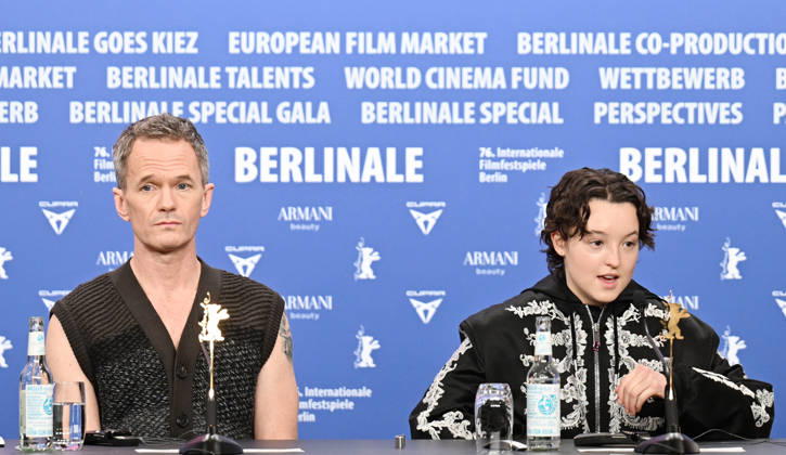 Neil Patrick Harris and Bella Ramsey attend the press conference for Sunny Dancer at the 76th Berlin Film Festival. Featuring: Neil Patrick Harris, Bella Ramsey Where: Berlin, Germany When: 13 Feb 2026 Credit: Cover Images EDITORIAL USE ONLY. NOT FOR USE BY NEWSPAPERS BASED IN THE UK. Copyright: xx coverimg55463490