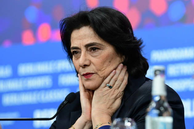 Hiam Abbass at the press conference for the film A Voix Basse In a Whisper during the 76th Berlinale International Film Festival Berlin 2026 , February 13, 2026 Romain Doucelin Bestimage The À Voix Basse In A Whisper press conference during the 76th Berlinale International Film Festival Berlin at Grand Hyatt Hotel on February 13th, 2026 in Berlin, Germany Berlin Allemagne  Copyright: xRomainxDoucelinx xBestimagexRomainxDoucelinx xBestimagex