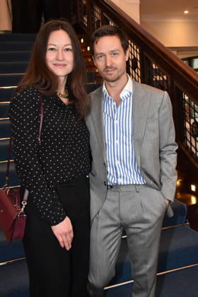 Annie Mosebach and Tom Schilling at the reception of the FFF Film Fernseh Fonds Bayern as part of the 76 Berlinale on 13 02 2026 in Berlin FFF Berlinale Reception 2026 in Berlin