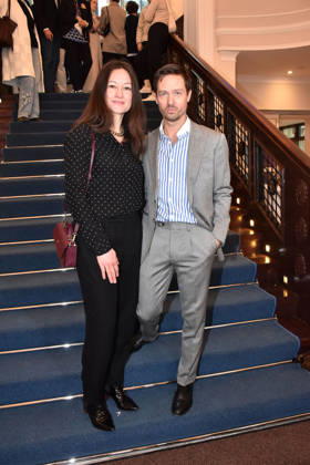 Annie Mosebach and Tom Schilling at the reception of the FFF Film Fernseh Fonds Bayern as part of the 76 Berlinale on 13 02 2026 in Berlin FFF Berlinale Reception 2026 in Berlin